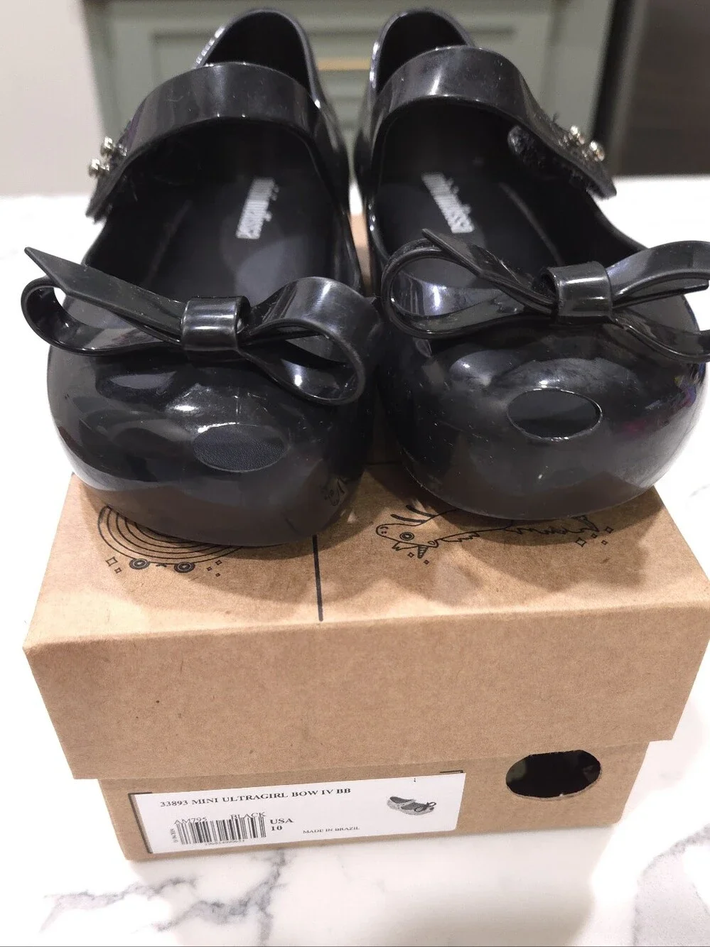 Mini Melissa ULTRA GIRL BOW In Black